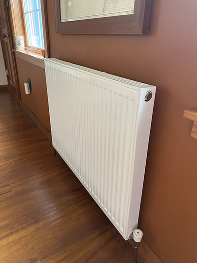 European-style wall mounted radiator.