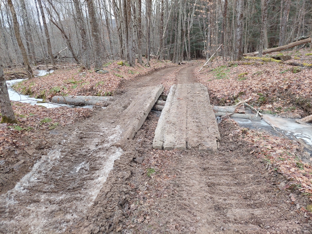 1 Geotextile separates large stone layer from subgrade