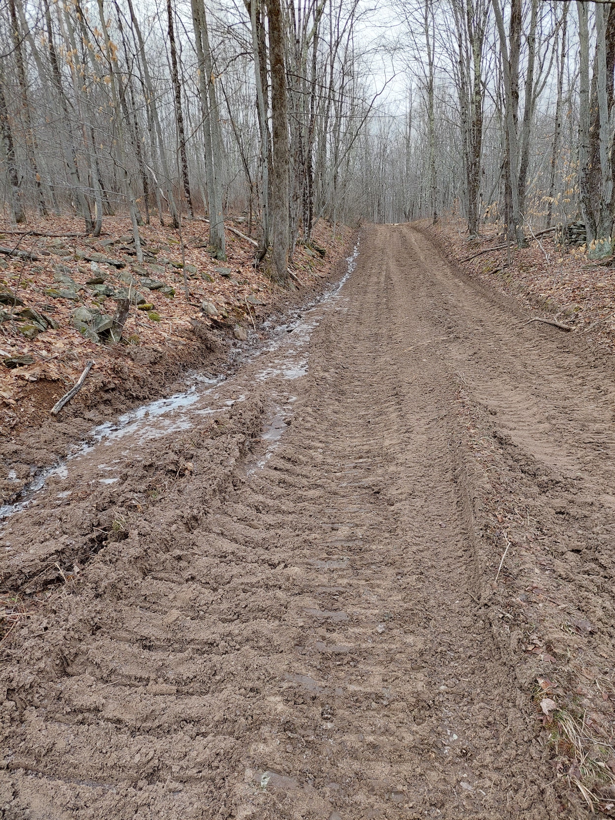 1 Geotextile separates large stone layer from subgrade