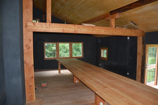 Biochar Wall Insulation