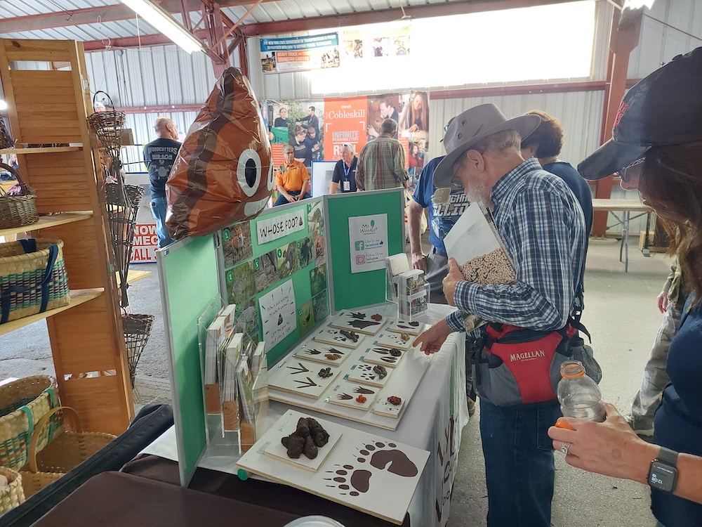 1 Whose poo MyWoodlot tent NYS Woodsmens Field Days